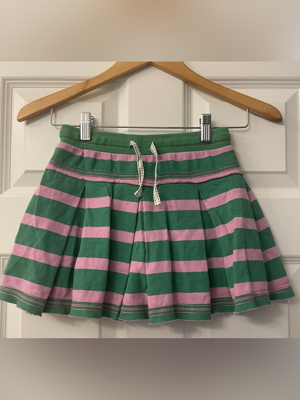Mini Boden stripe skirt/skort - size 9/10